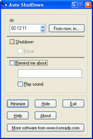 Auto Shutdown screenshot